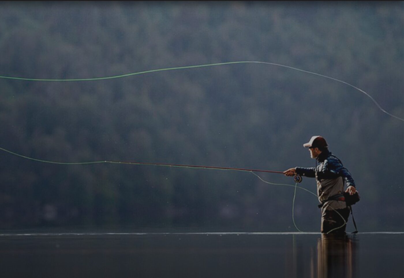 Pesca con mosca en el lago y río Yelcho